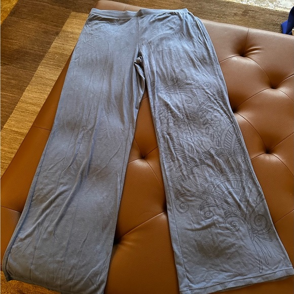 Lucky Brand Other - Lucky Brand 🍀 Lounge Pants - Slate Blue - Size L - Scroll Design